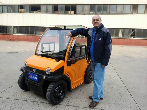 大阳巧客四轮电动车登陆长阳